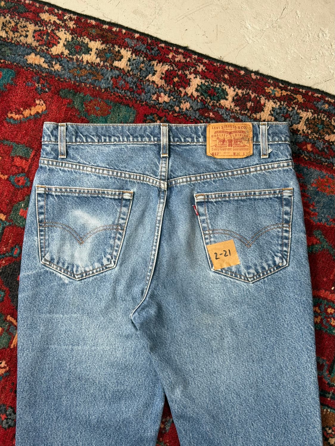 90’s 빈티지 리바이스 517 부츠컷 리바이스 청바지 상품이미지6