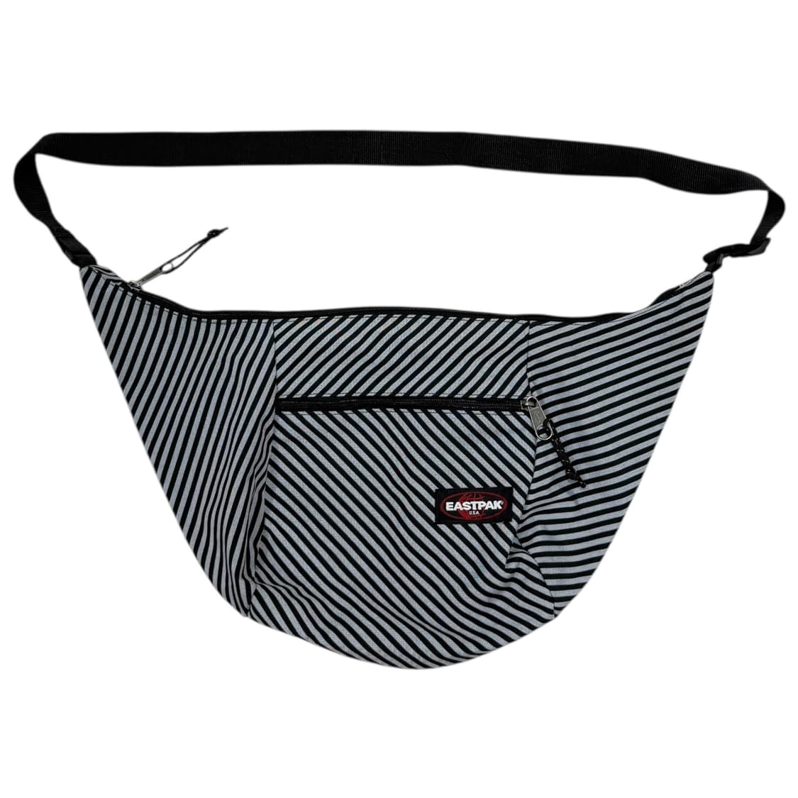 이스트팩 빈티지 스트라이프 반달백 크로스백 가방 상품이미지1