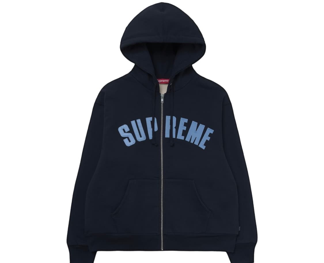 슈프림 아크 써멀 후드집업 네이비 XL 상품이미지1