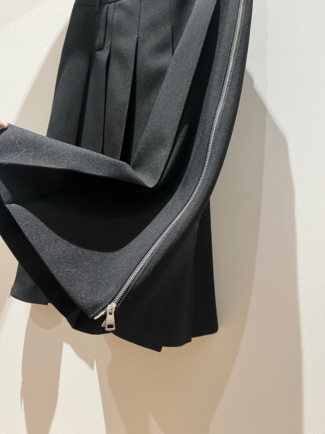 LCDC tm 엘씨디씨 플리츠 스커트 레이어드 스커트 블랙 상품이미지5