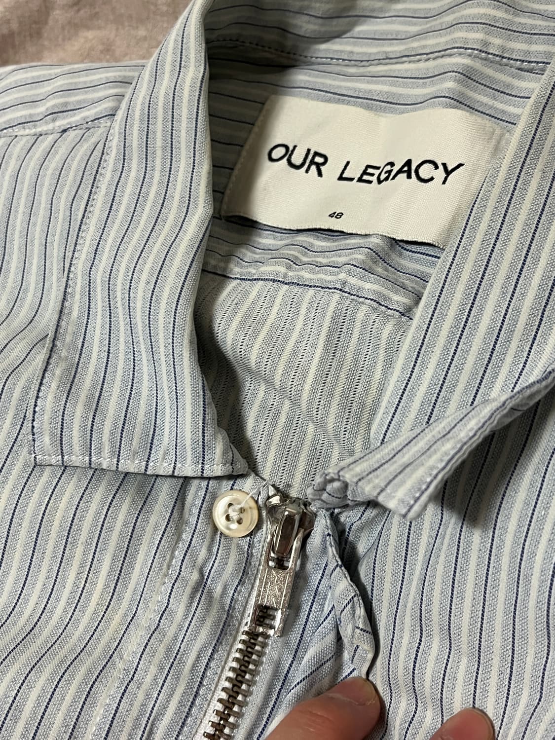 아워레가시 SS14 zip shirt 셔츠 상품이미지3