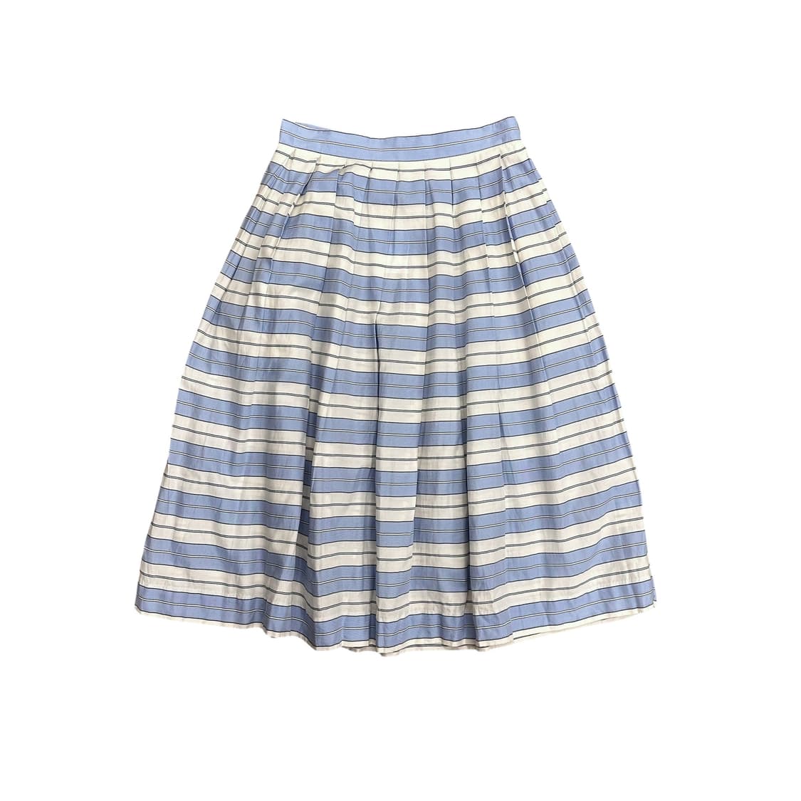 Margaret Howell, Blue Stripe Pleats Sk 상품이미지2