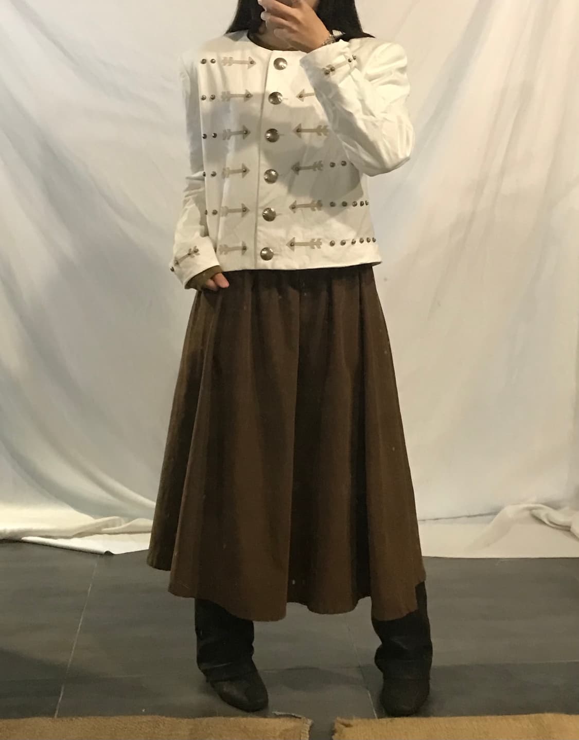 Vintage long skirt  상품이미지4