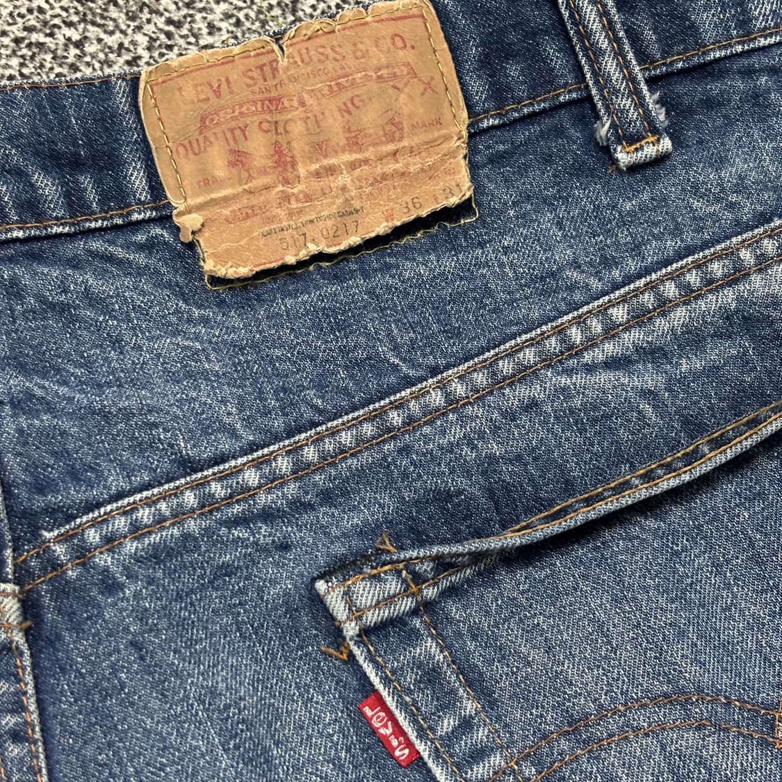 80s 빈티지 리바이스 517 66 후기 허리44cm 상품이미지5