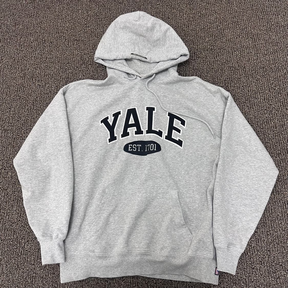 YALE 예일 후드티 그레이 L 상품이미지1