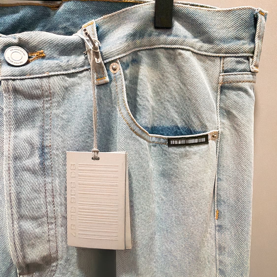 (정품/새상품) VTMNTS 베트멍 남성 스트레이트 데님 팬츠 상품이미지2