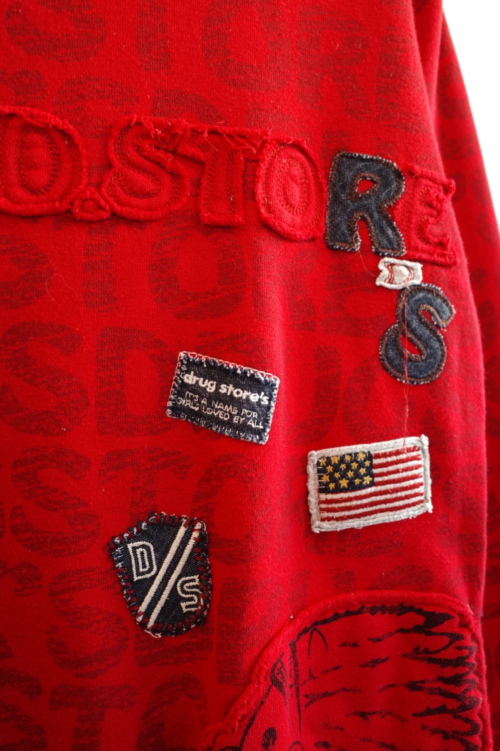 DRUG STORES 패치워크 맨투맨 상품이미지4