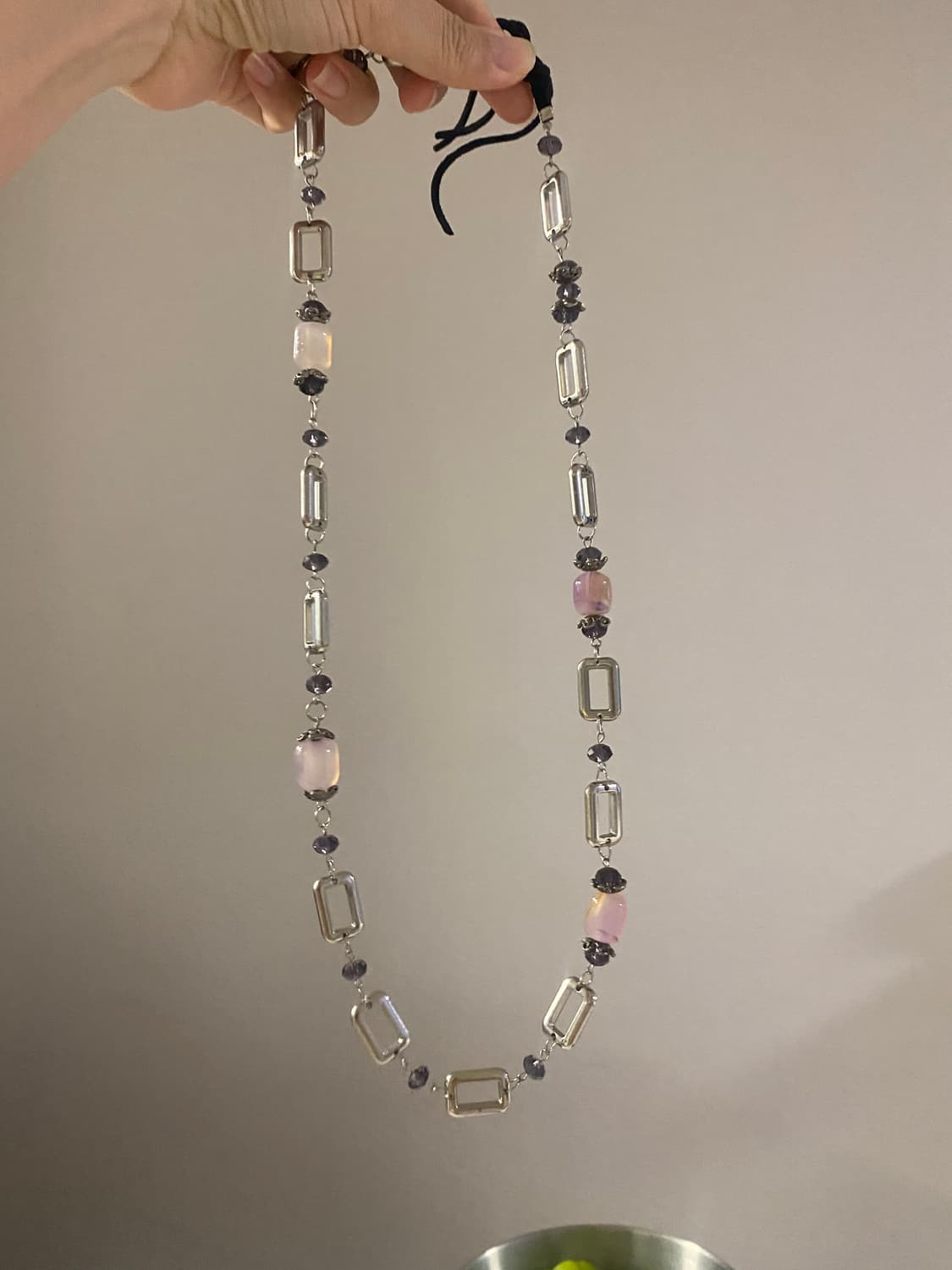 오팔 글라스 빈티지 네크리스 상품이미지7