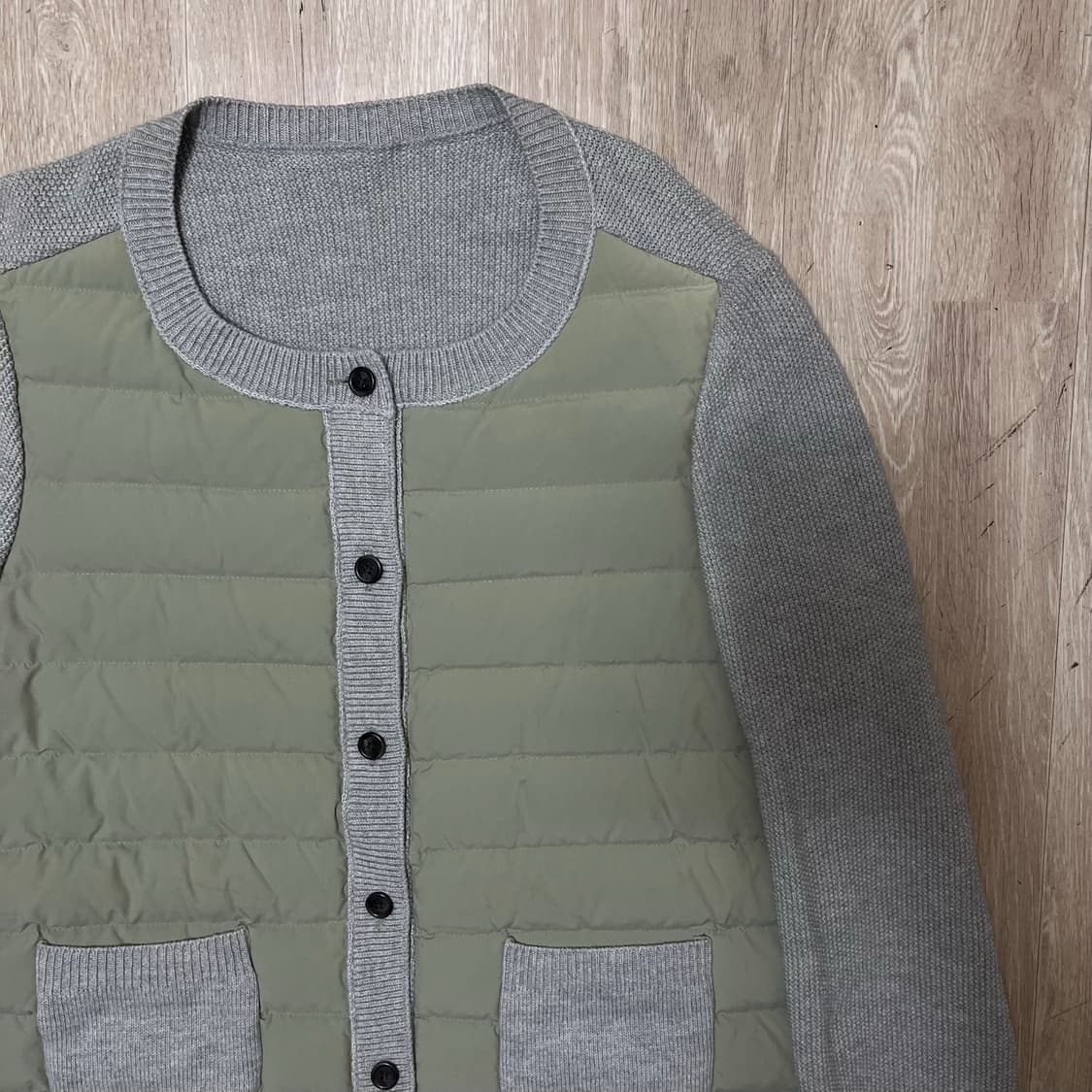 BCBG 구스다운 니트 경량패딩 상품이미지4