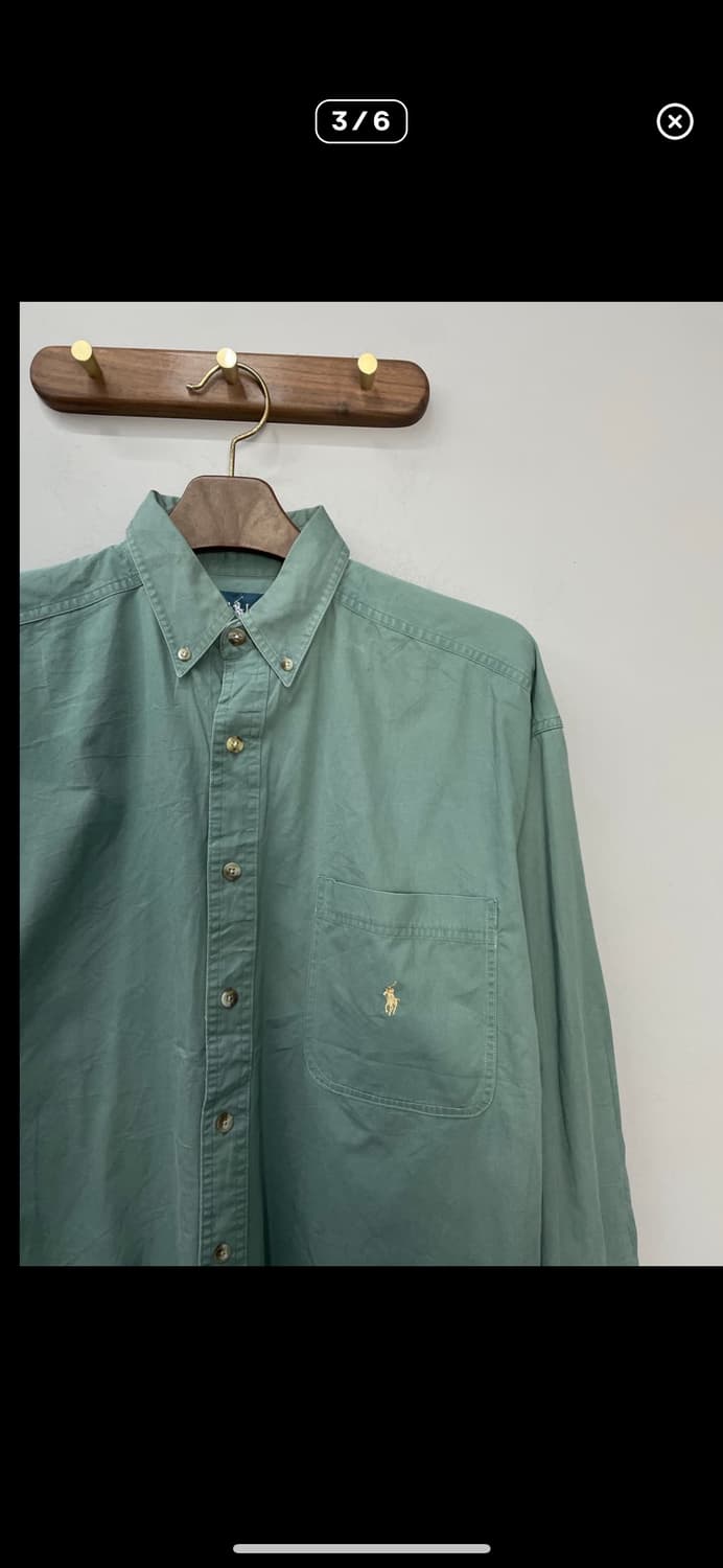폴로랄프로렌 그린 포켓 셔츠 A2951 상품이미지3