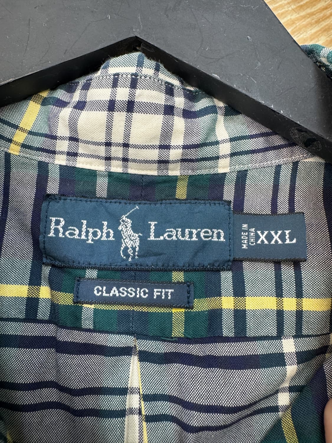 폴로랄프로렌 타탄 체크 오버 셔츠 상품이미지5