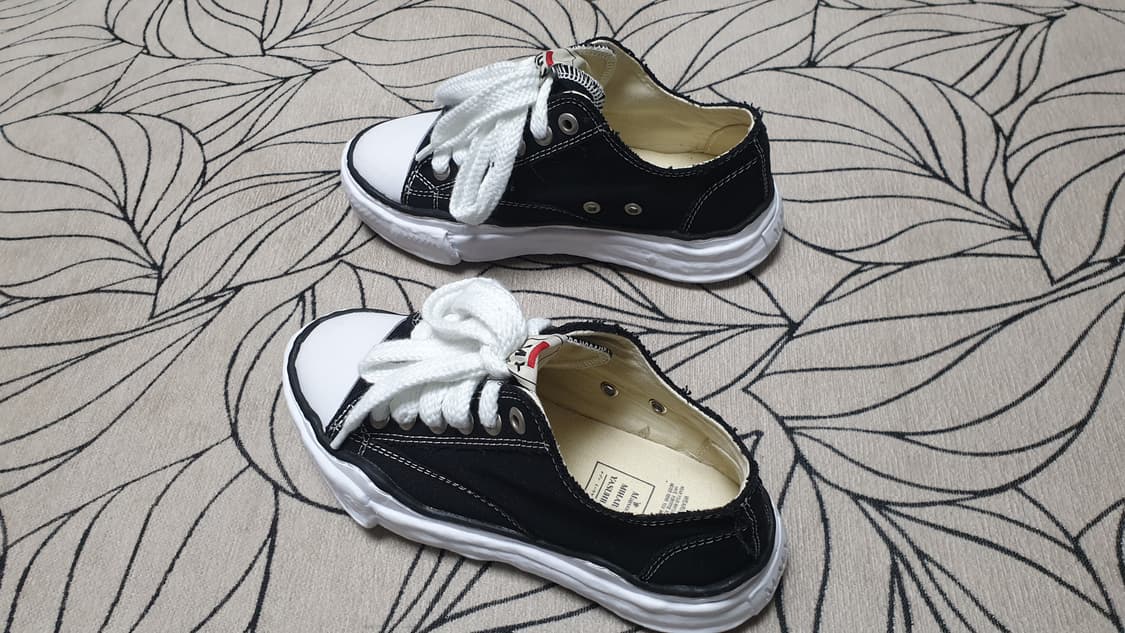 미하라 야스히로 피터슨 OG 솔 캔버스 로우  블랙 39 250 상품이미지3