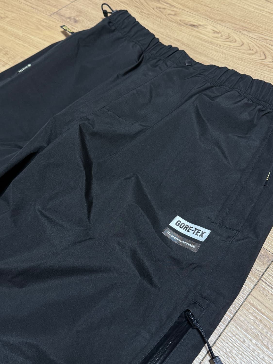 [L]디스이즈네버댓 고어텍스 3L 웨더 팬츠 블랙 상품이미지2