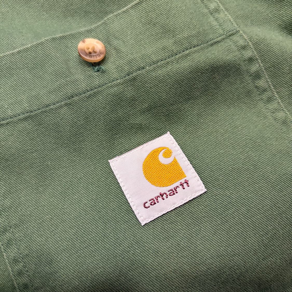 [L] 칼하트 포켓 셔츠 그린 긴팔 남방 D827 상품이미지4