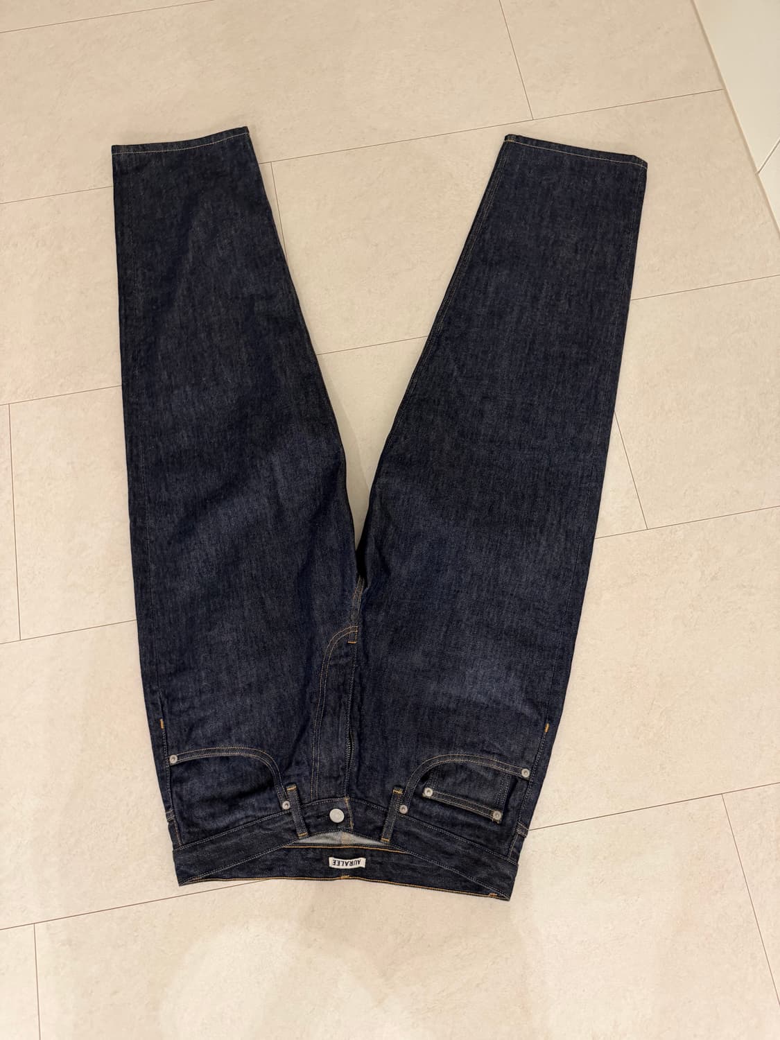 오라리 와이드 데님팬츠 s 상품이미지1