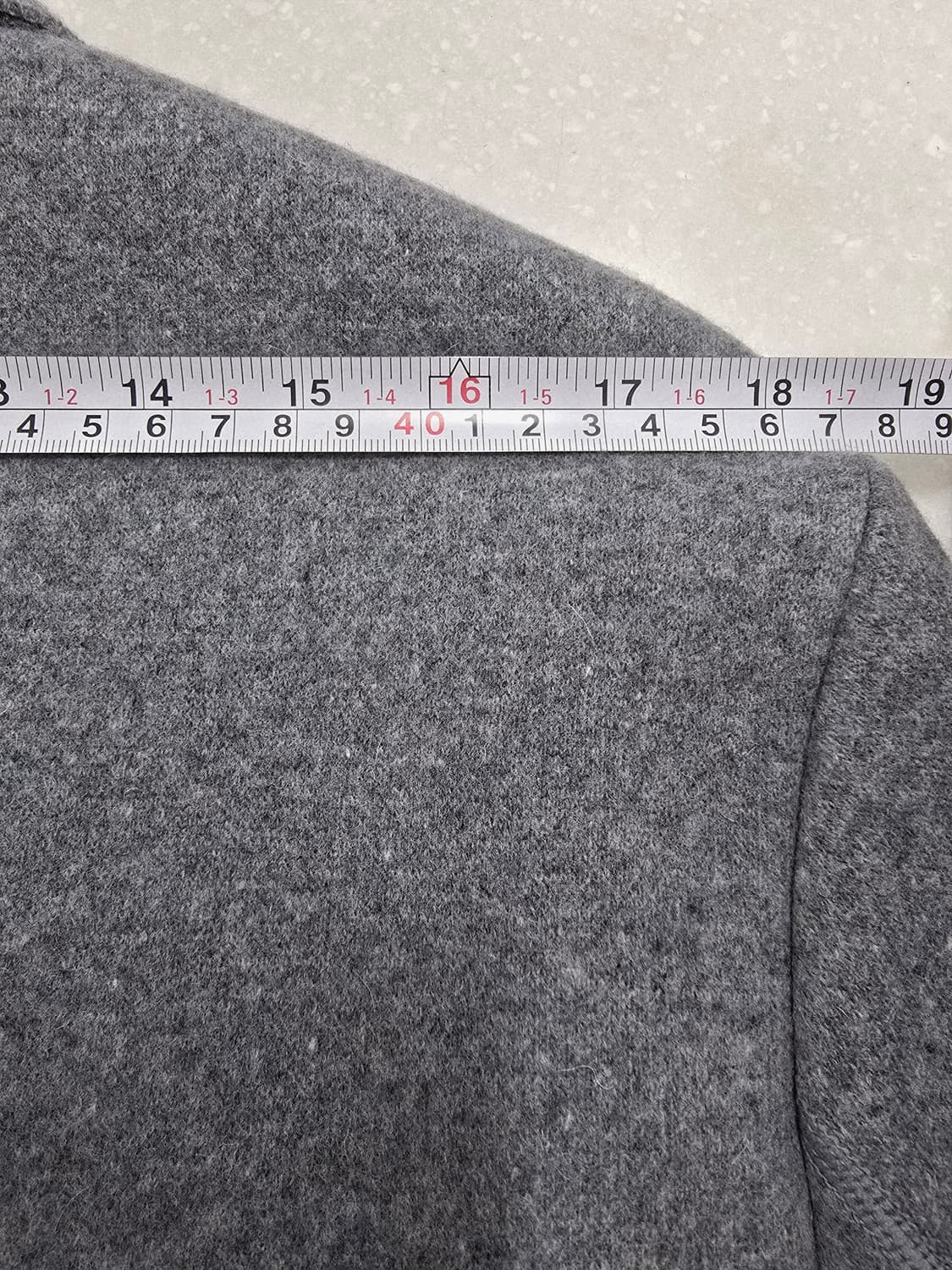 헤지스 mr 모직 혼방 그레이 자켓 코트 상품이미지7