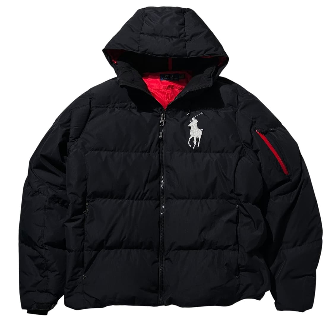 폴로 랄프로렌 빅포니 덕다운 푸퍼 패딩 블랙 상품이미지1