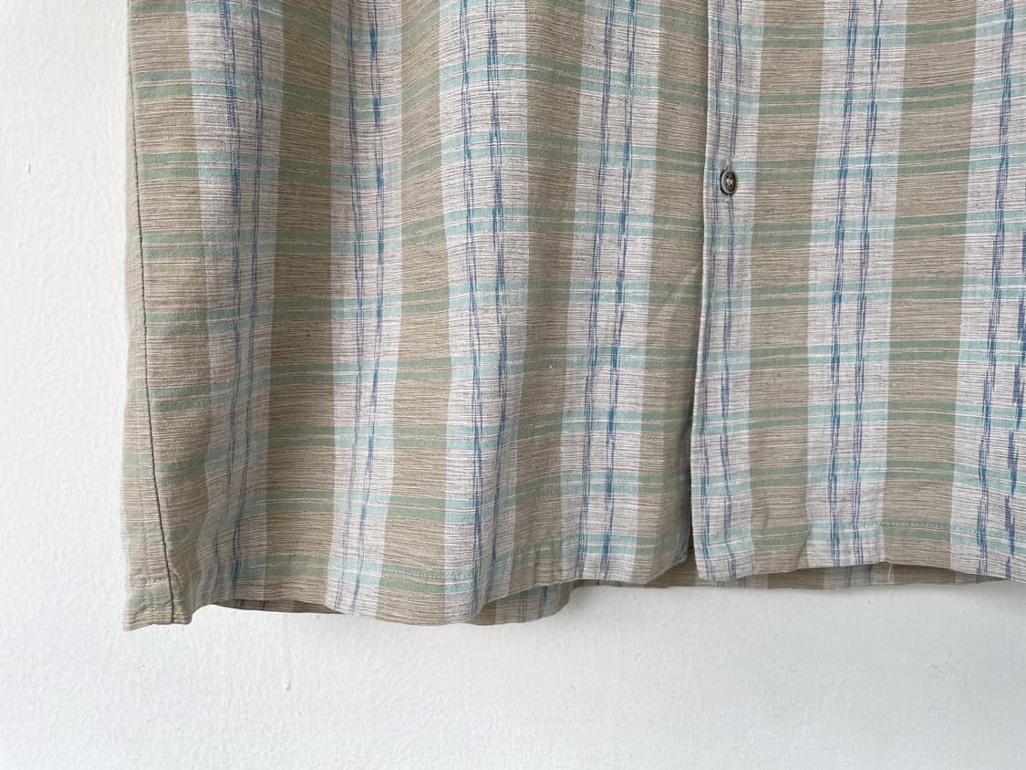 Patterned open collar H/S shir 상품이미지5