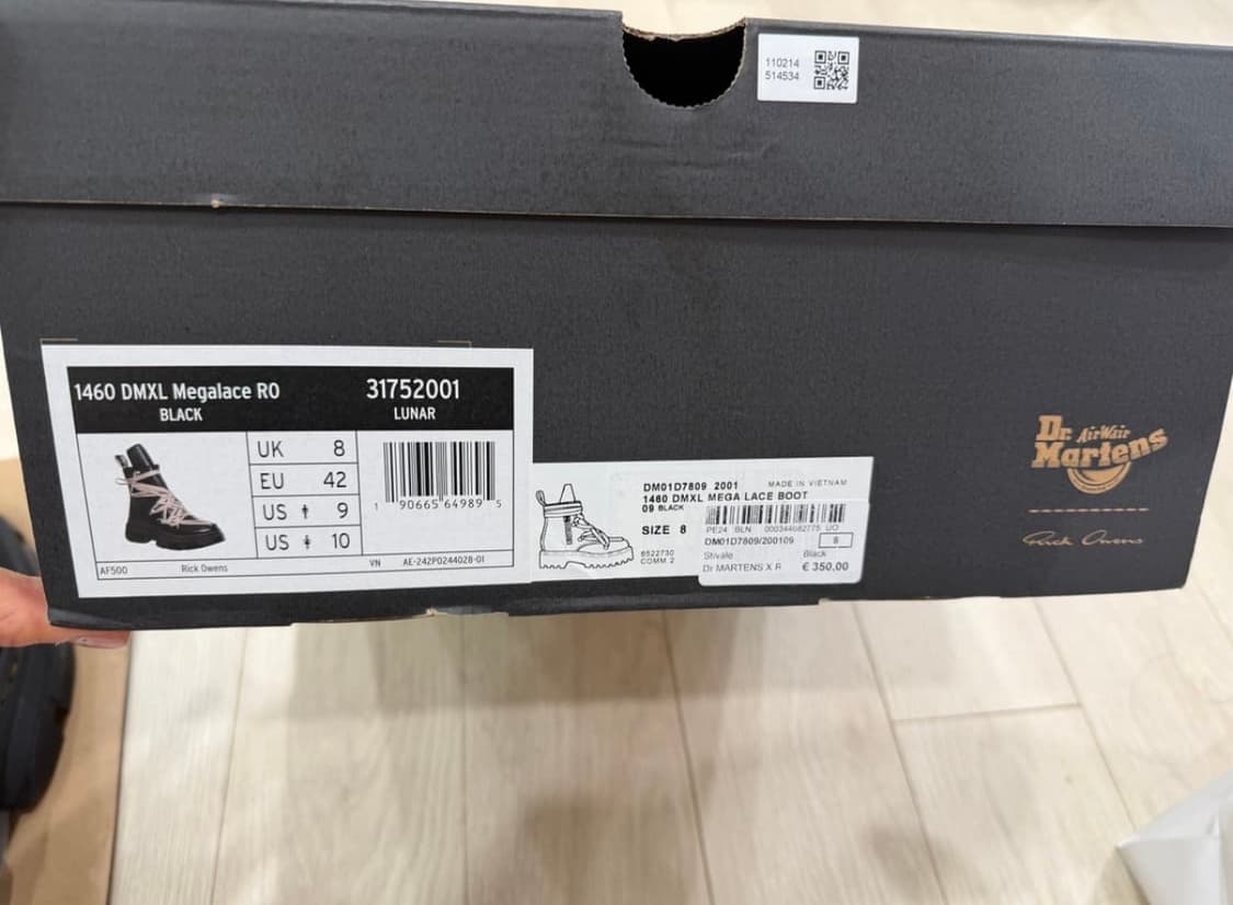 270 닥터마틴 릭오웬스 dmxl 메가레이스 상품이미지5