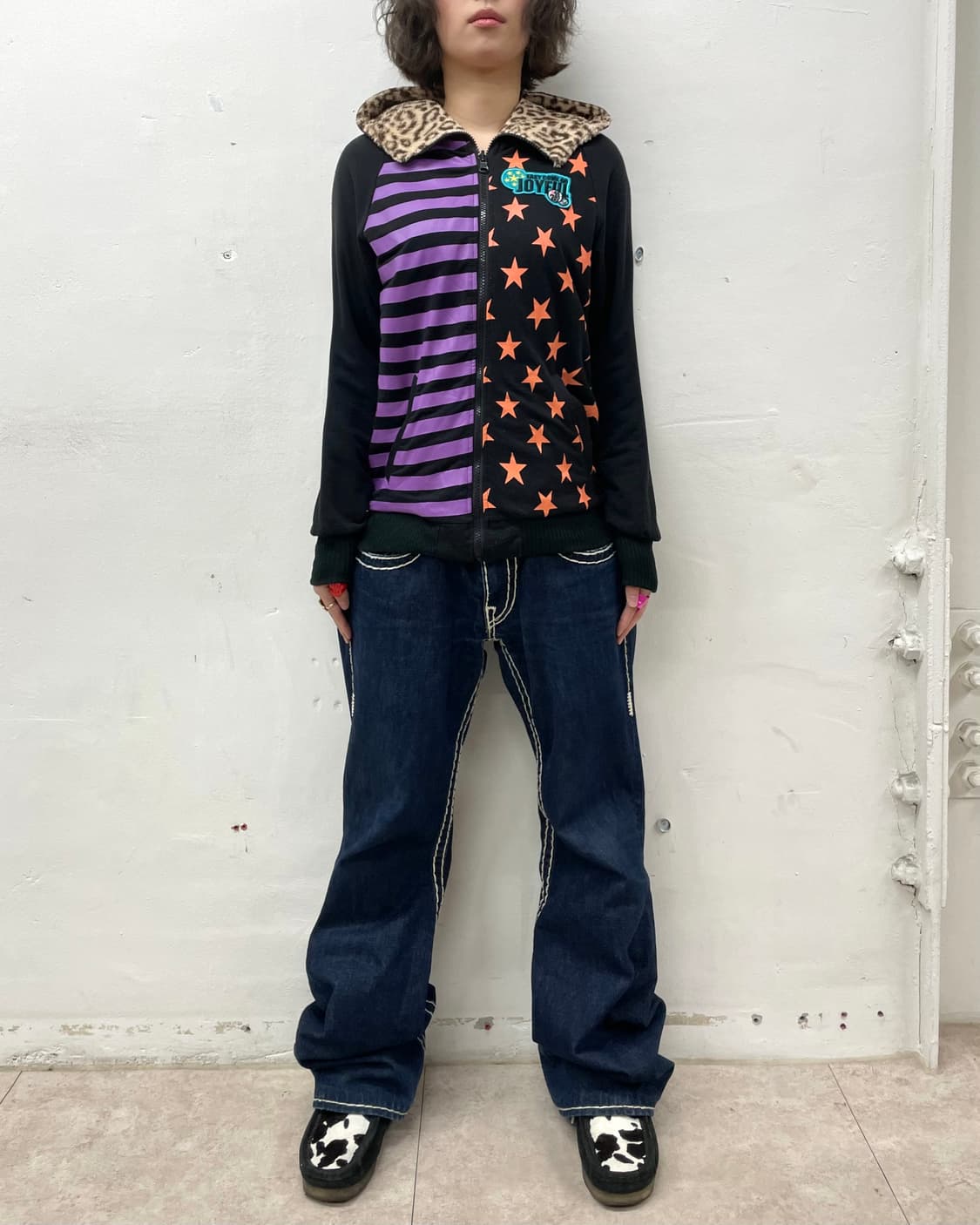 Jam Orange Leopard Reversible HoodZip-Up 상품이미지6