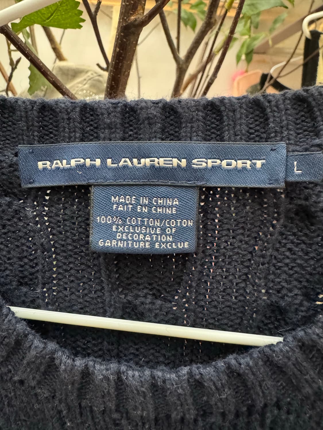 Ralph Lauren  폴로 랄프로렌 케이블 꽈베기 니트 - 네이비 상품이미지5