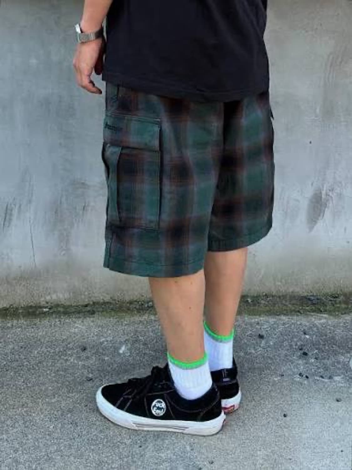 슈프림 쉐도우 플레이드 카고 쇼츠 25ss 상품이미지5