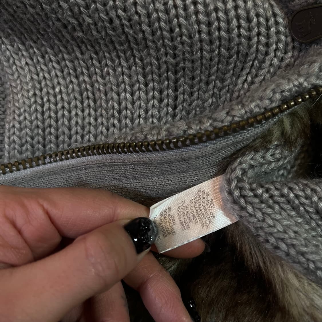 아베크롬비 투웨이 우먼 울프조 니트 집업 상품이미지5