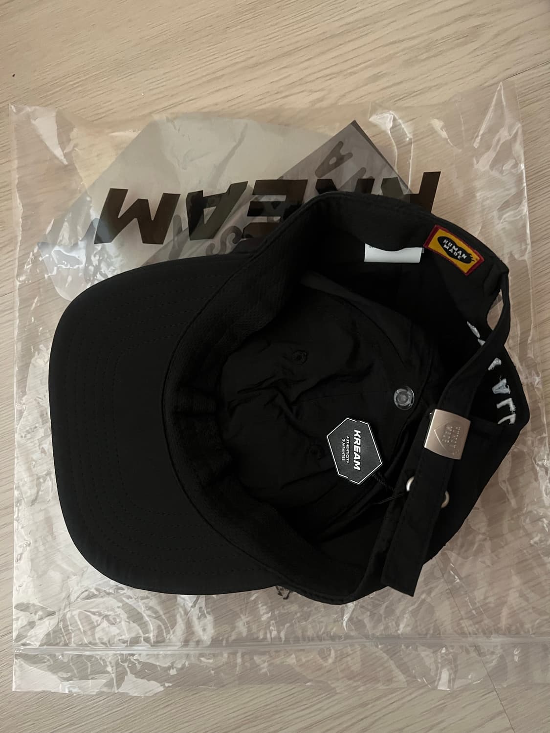 휴먼 메이드 5 패널 나일론 캡 블랙(새상품) 상품이미지2