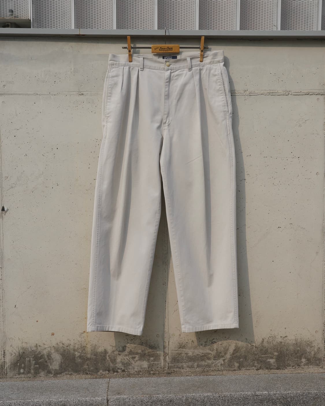 80s 올드 폴로 랄프 로렌 포워드 핀턱 팬츠 상품이미지1