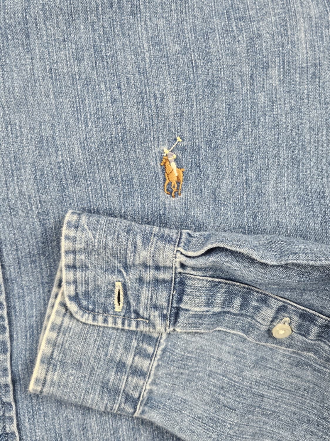 폴로랄프로렌 포니 클래식 핏 데님 셔츠 ( L ) / 10532 상품이미지8