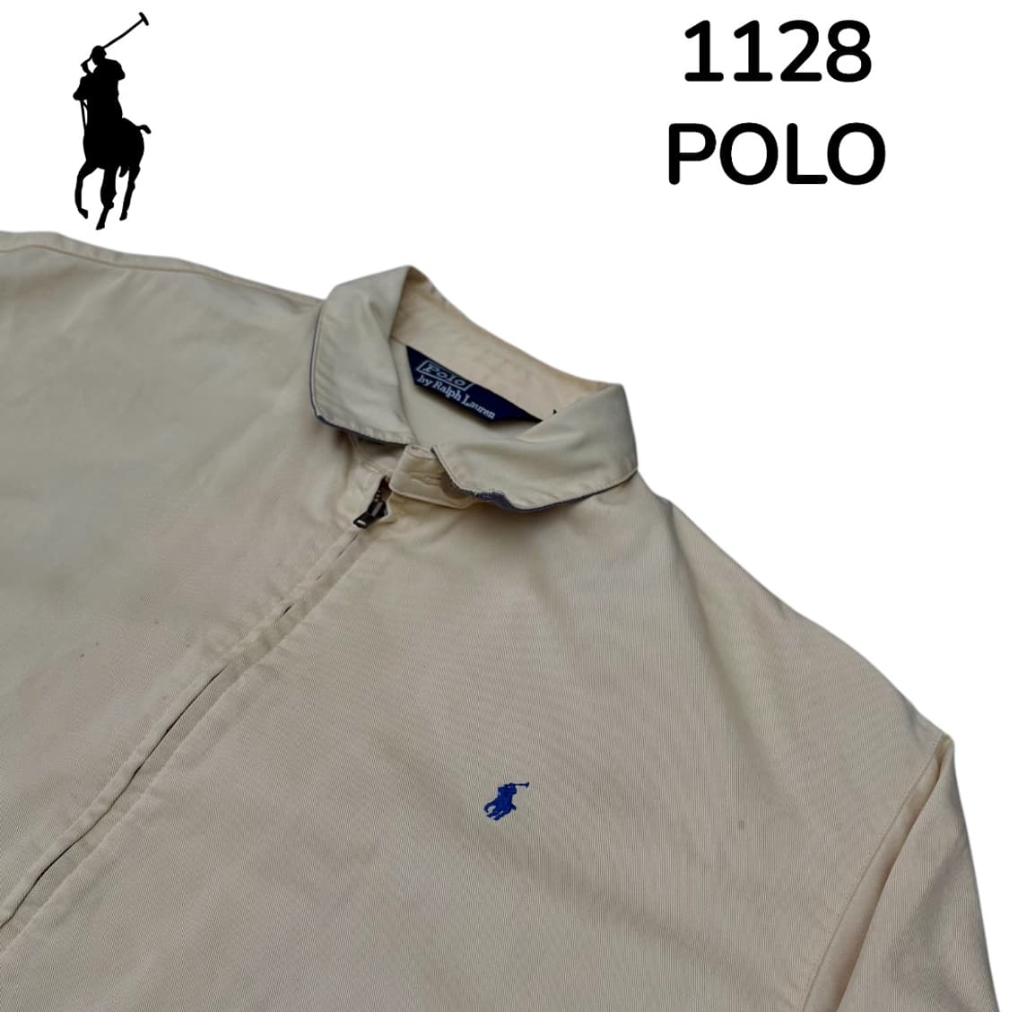 폴로 옐로우 블루종 자켓 L 상품이미지4