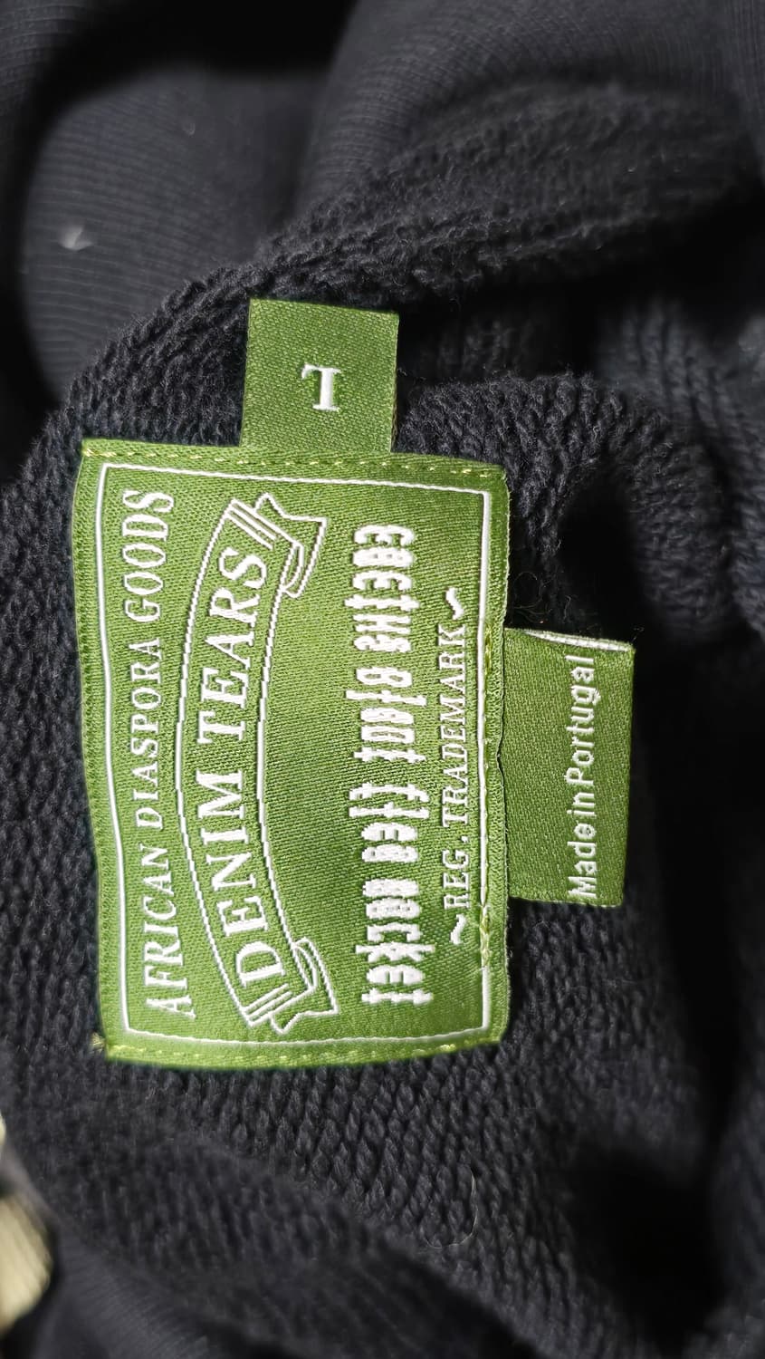 데님티어스 × cpfm 리쓰 후드 블랙 L 상품이미지4