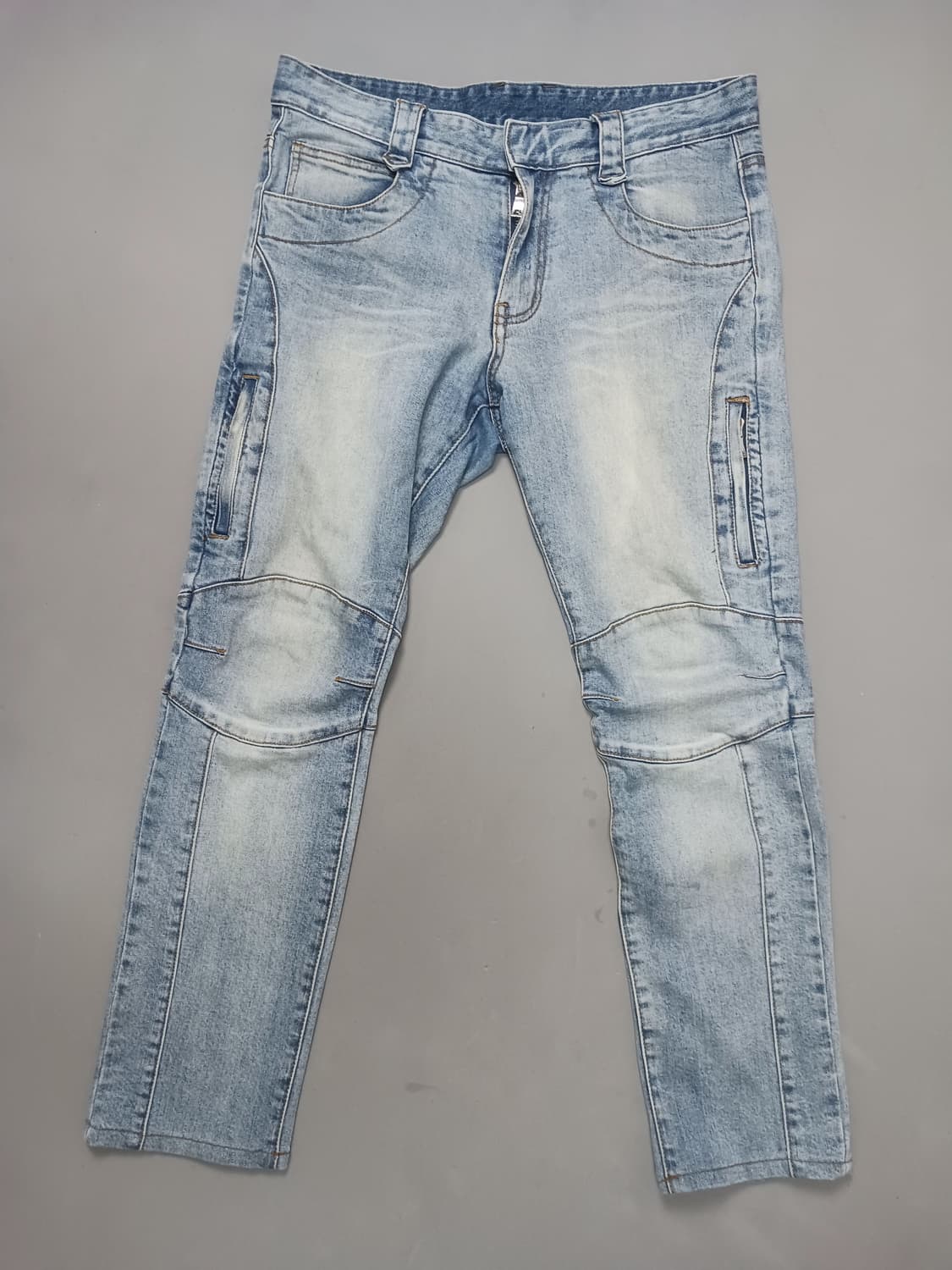 [32] 발망 사이드포켓 바이커진 청바지 상품이미지1