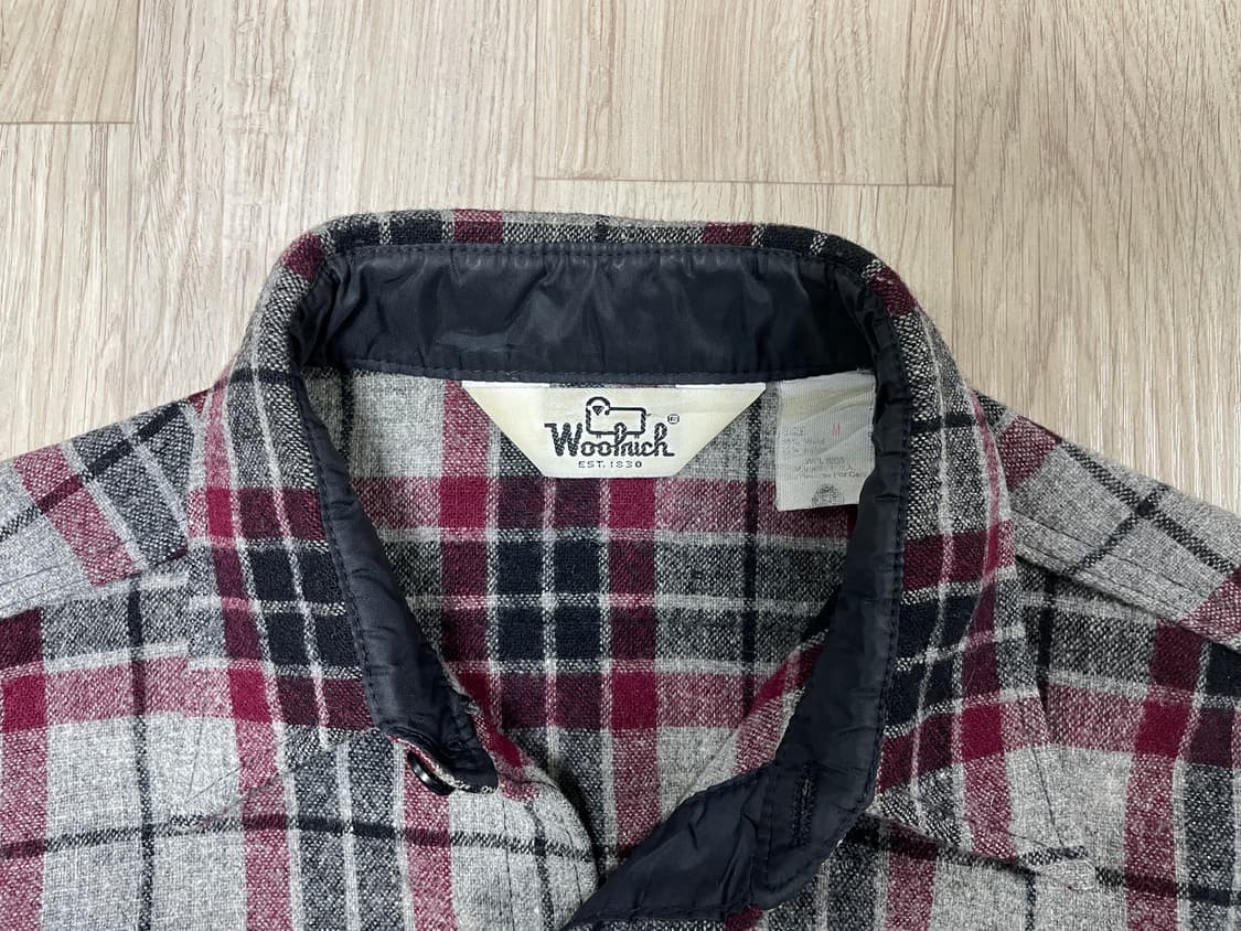 95) 70's 울리치 체크 울 워크셔츠(RRL&LVC&폴로) 상품이미지3