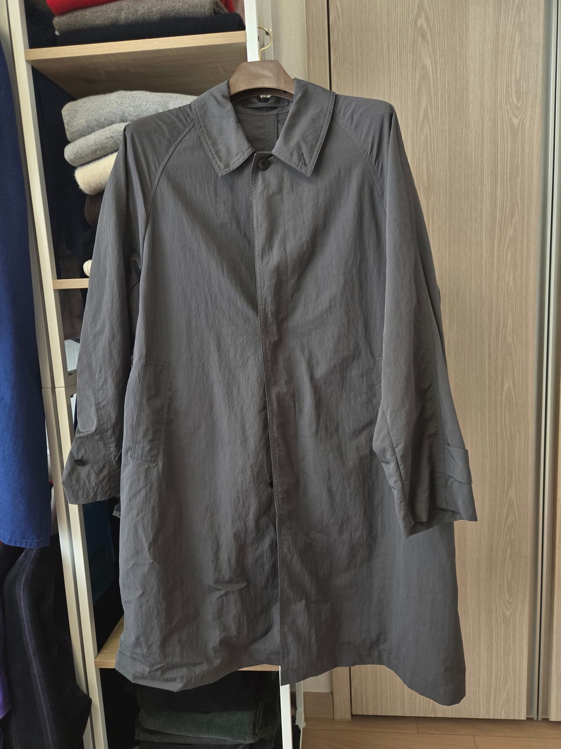 스티븐알란 트렌치 코드 그레이 상품이미지1