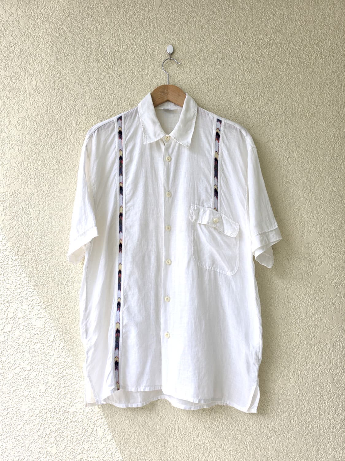 80-90s 이탈리아발 빈티지 린넨 셔츠(made in italy) 상품이미지1