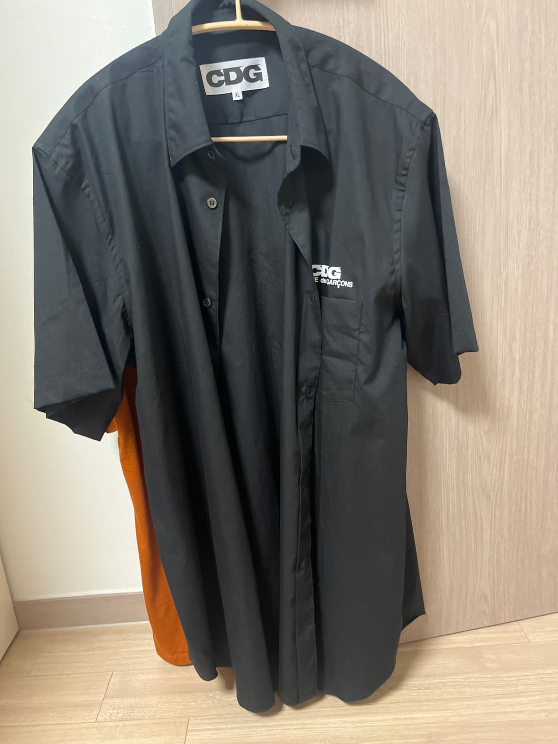 꼼데가르송 반팔셔츠 블랙 XL 상품이미지3