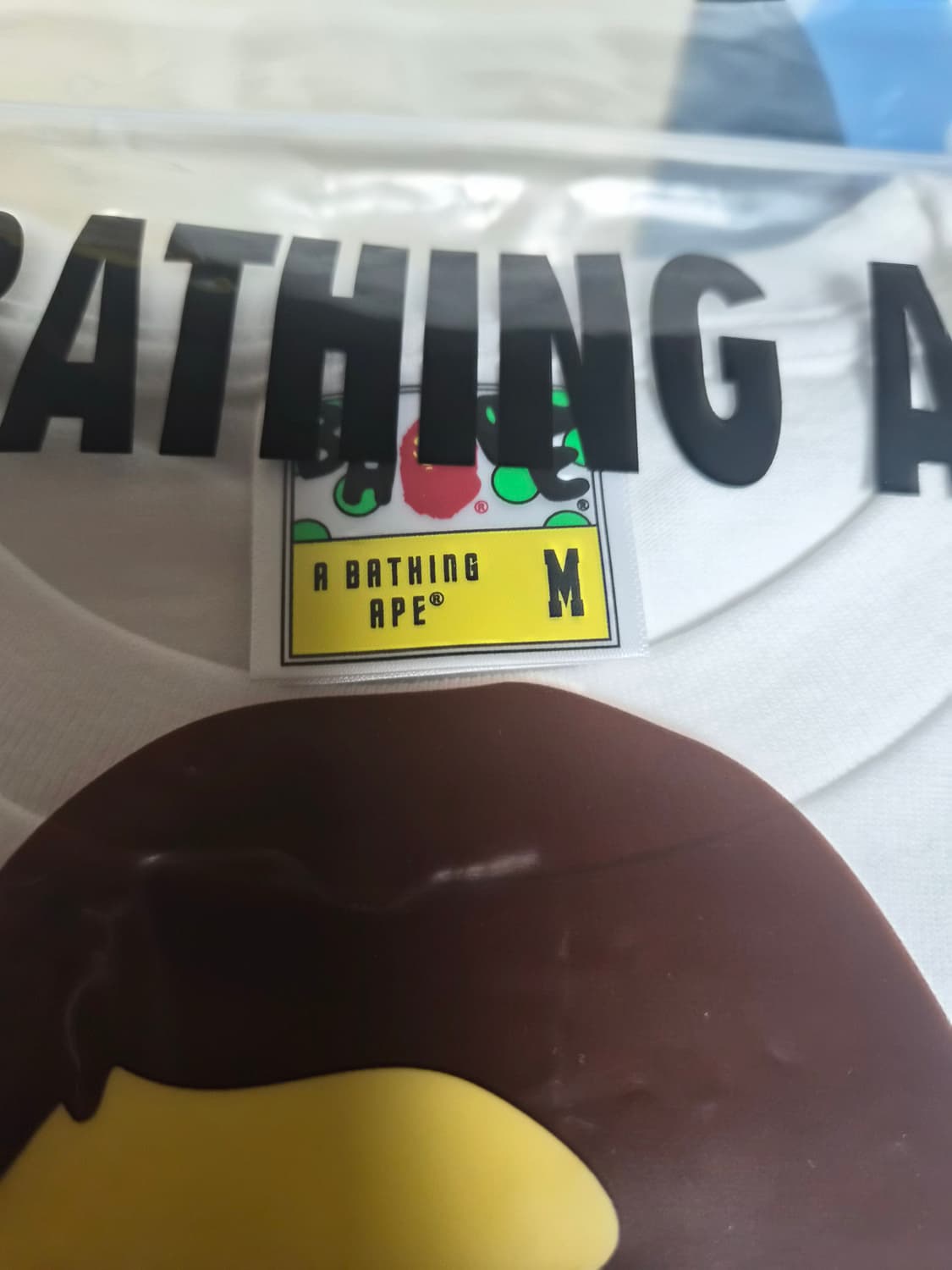 베이프 정품 M 사쿠라 카모 마일로 샤크 후드 온 베이프 티 상품이미지4