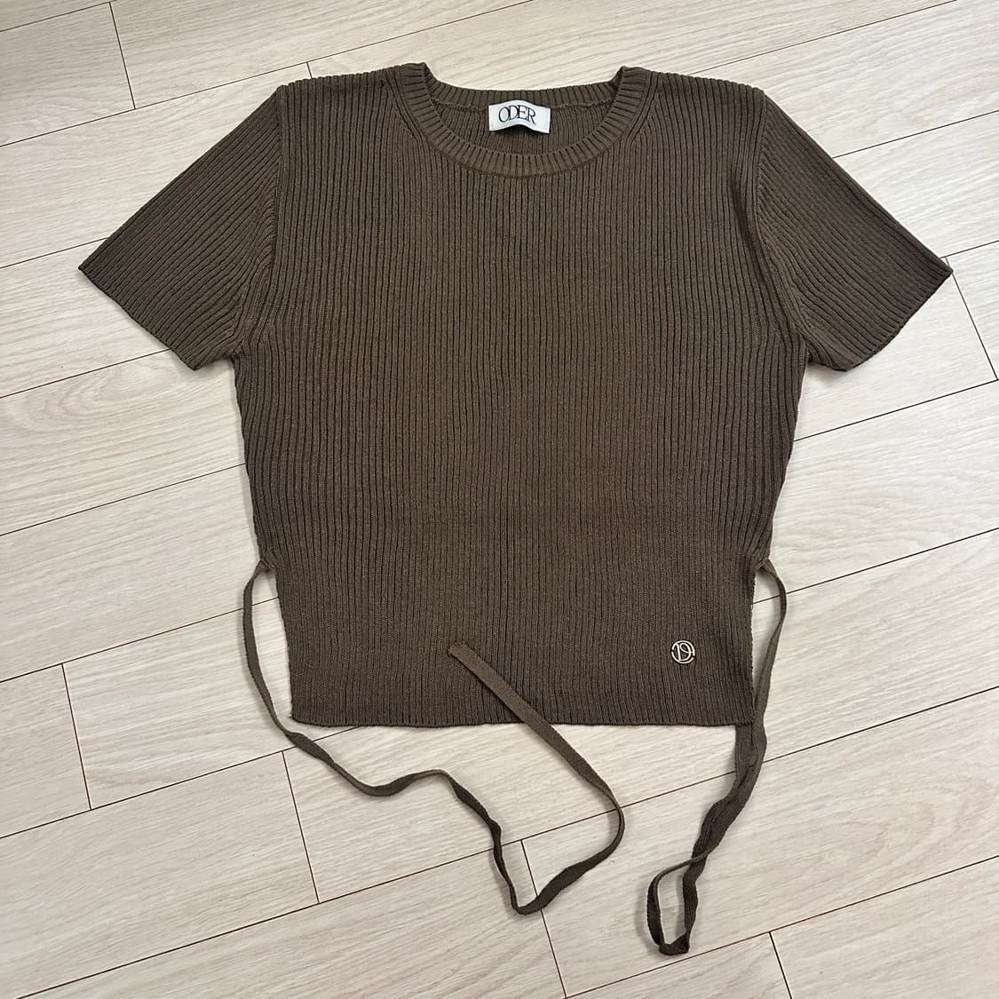 오디에르(ODER) 린넨 스트링 풀오버 반팔 니트 상품이미지8