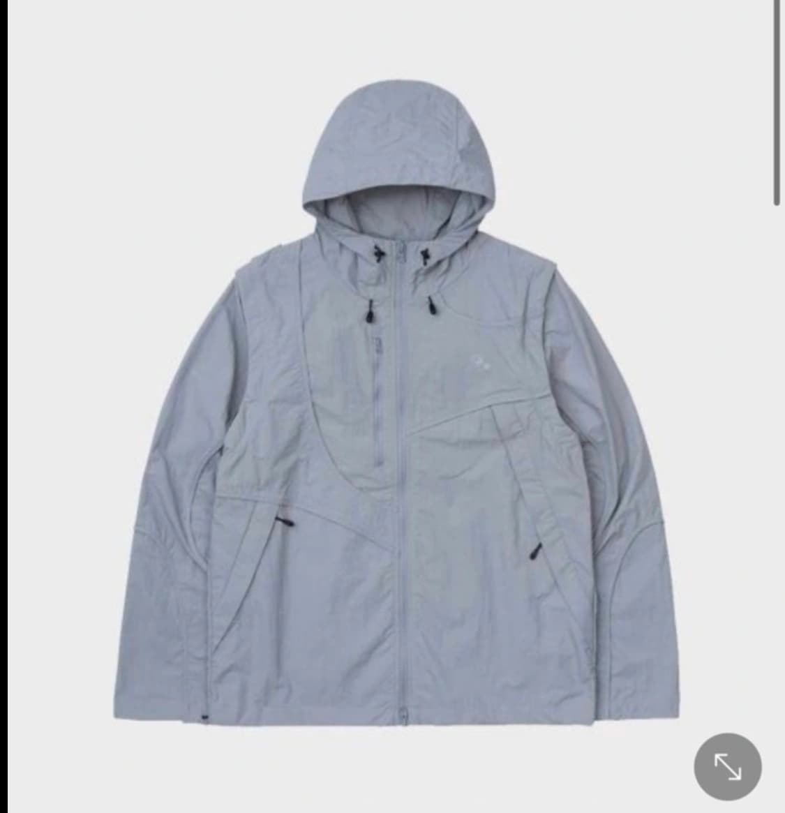 4사이즈) 산산기어 투웨이 바람막이 윈드 브레이커2way 상품이미지1