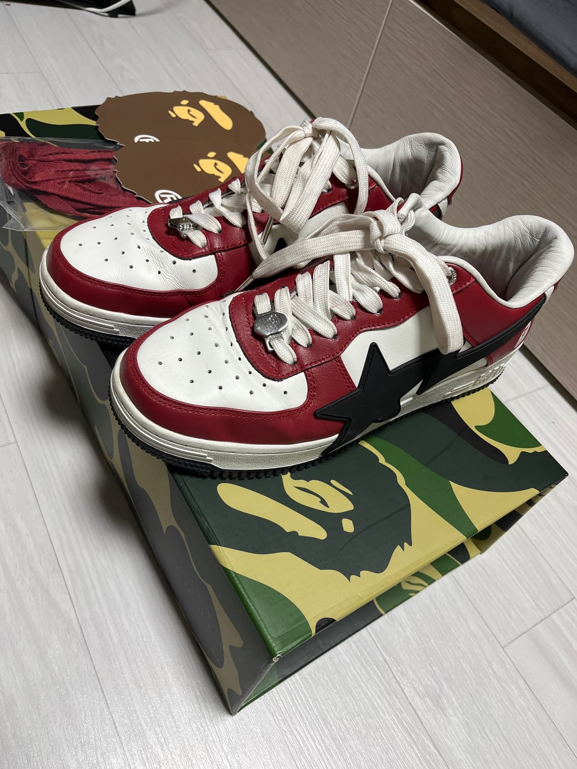 BAPE Bape Sta OS #2 M2 Bright Red 상품이미지2