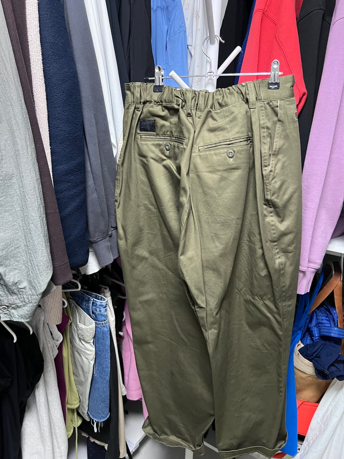 올리브 워크 팬츠 카네이테이 L 상품이미지6