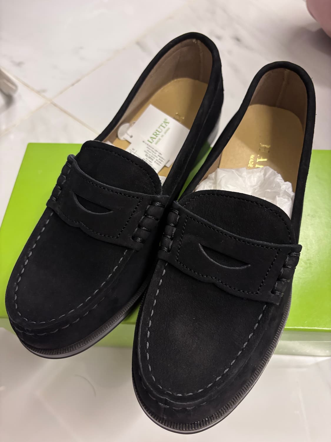 하루타 여성용 누벅 페니로퍼 상품이미지4