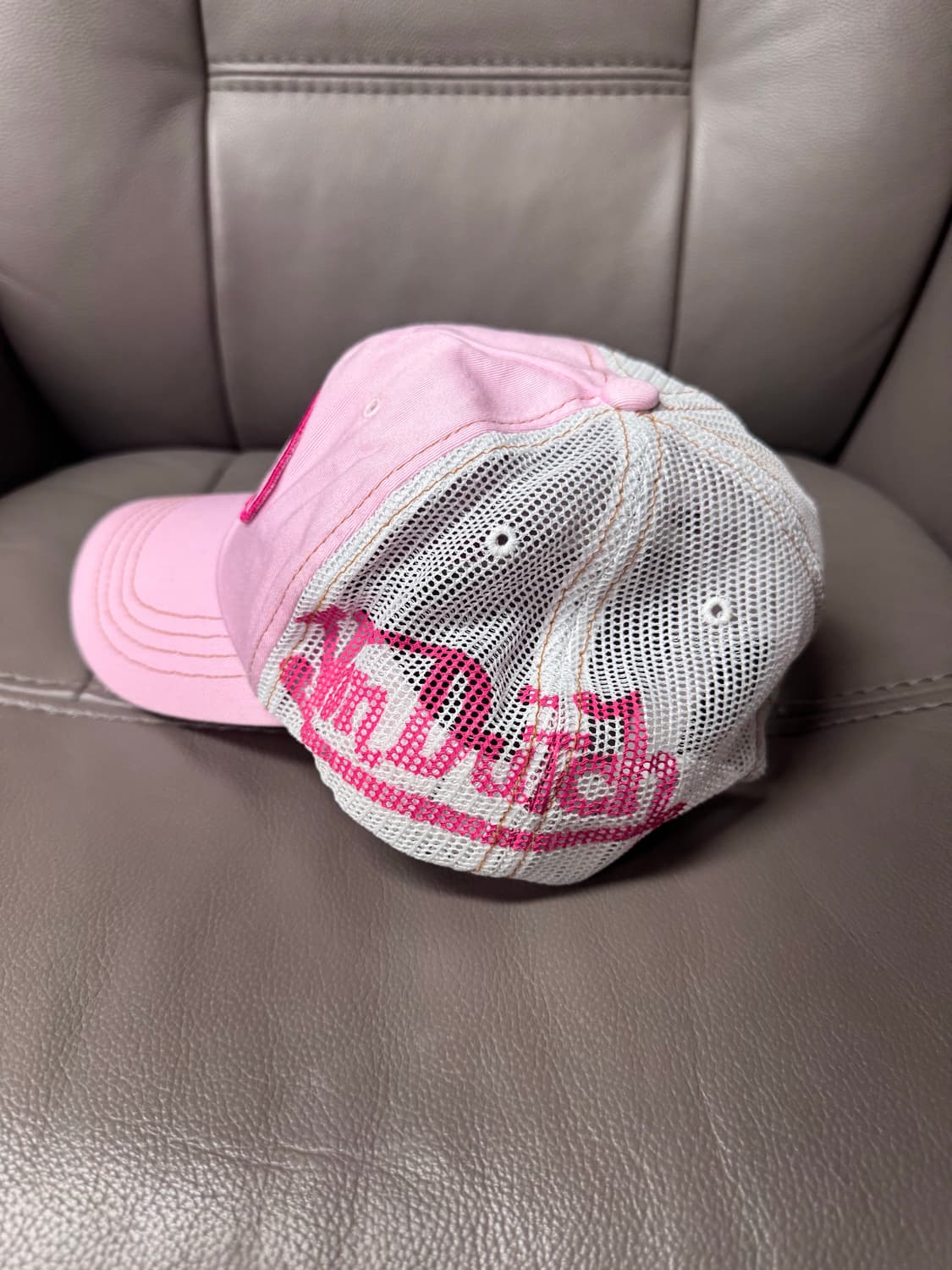 본더치 핑크 매쉬 볼캡 상품이미지2