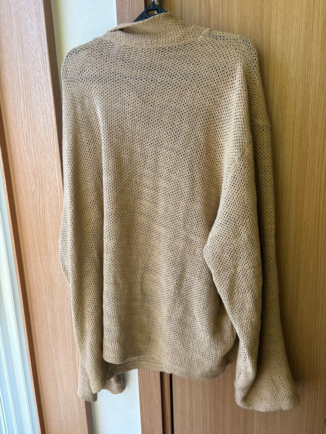 [54] 아워레가시 22ss 슈렁큰 플 집 폴로 로프 위브 베이지 상품이미지2