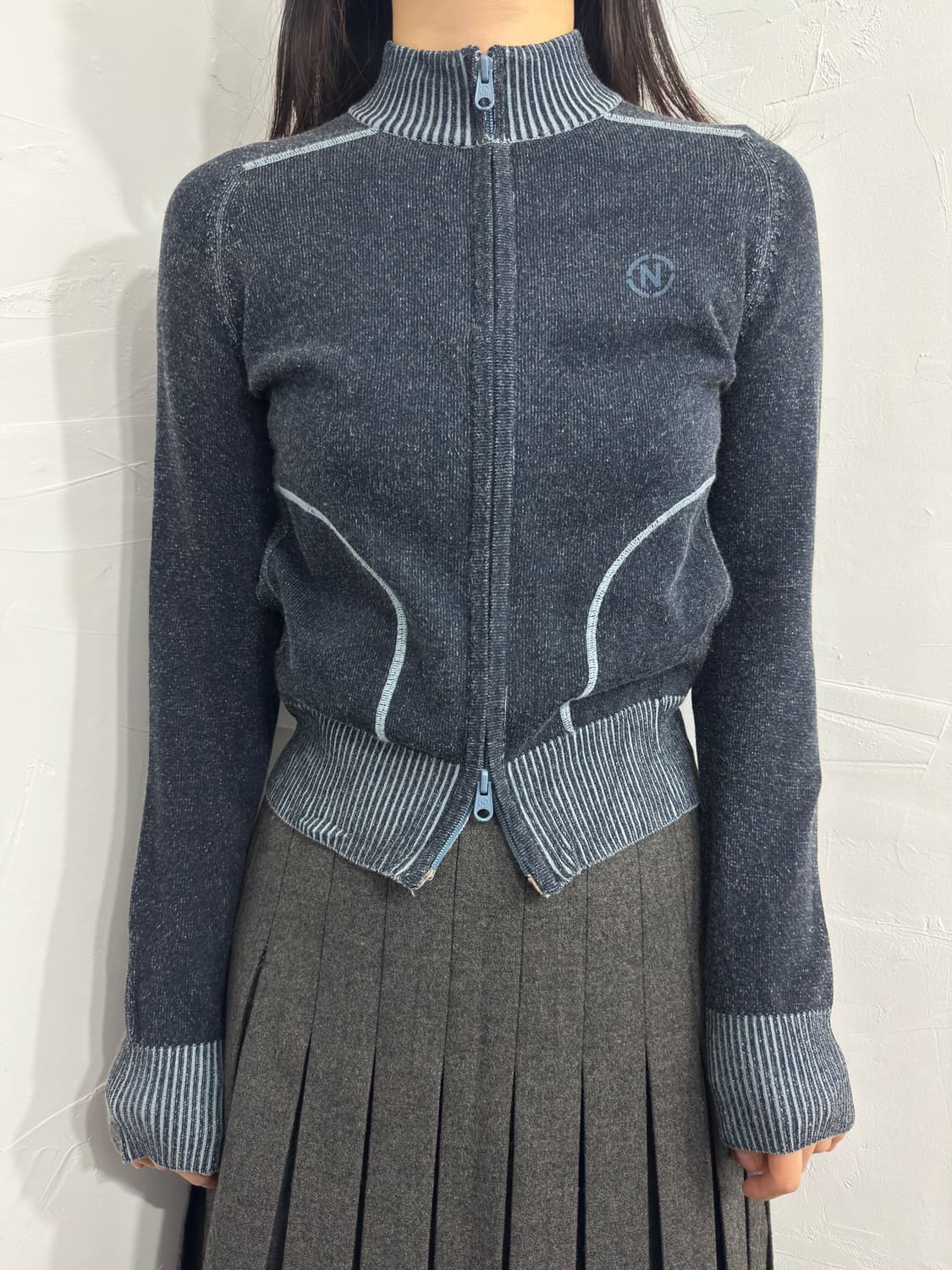 nautica printing slim toway zipup 상품이미지1