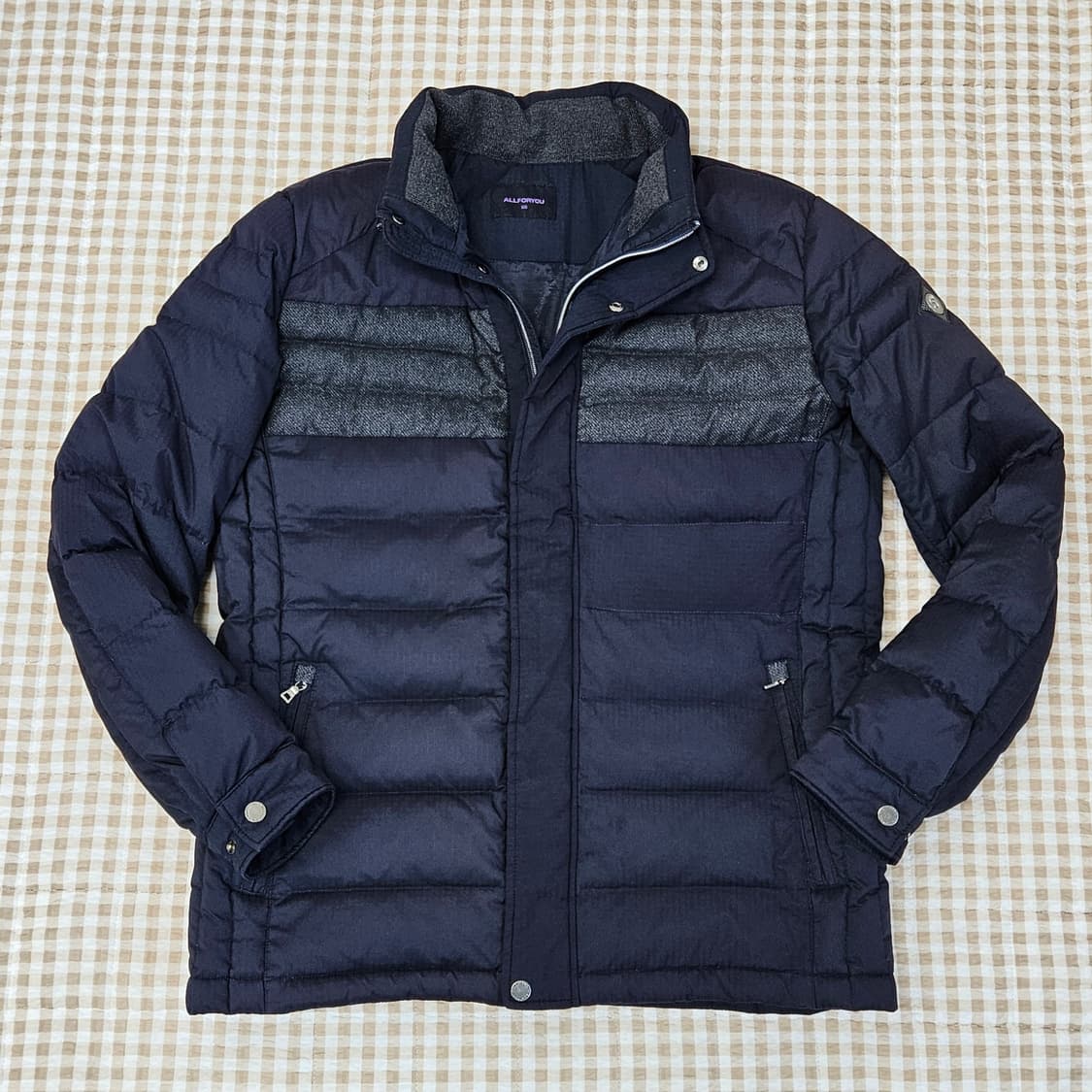올포유 오리털 경량패딩 자켓 남자100 상품이미지1
