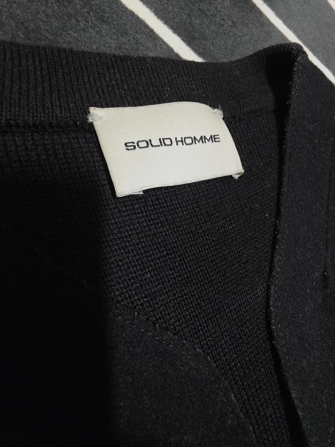 솔리드옴므 브이넥 니트  상품이미지5