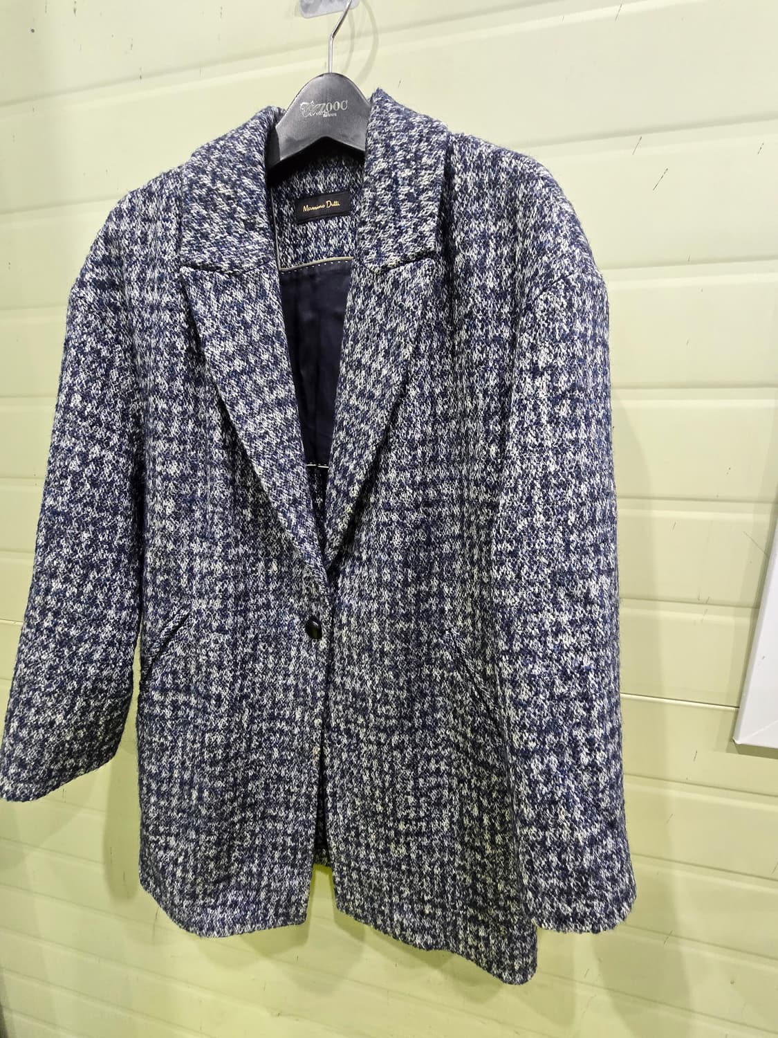 Massimo Dutti 체크 무늬 코트 S 상품이미지6