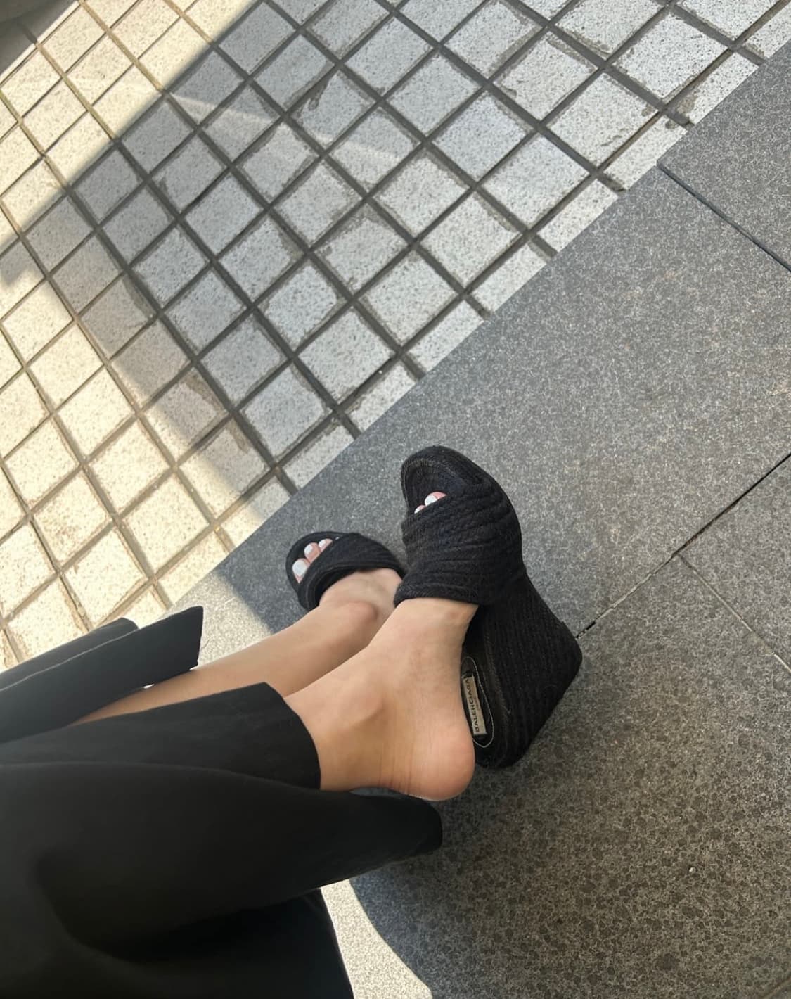 발렌시아가 웻지 힐 뮬 상품이미지3